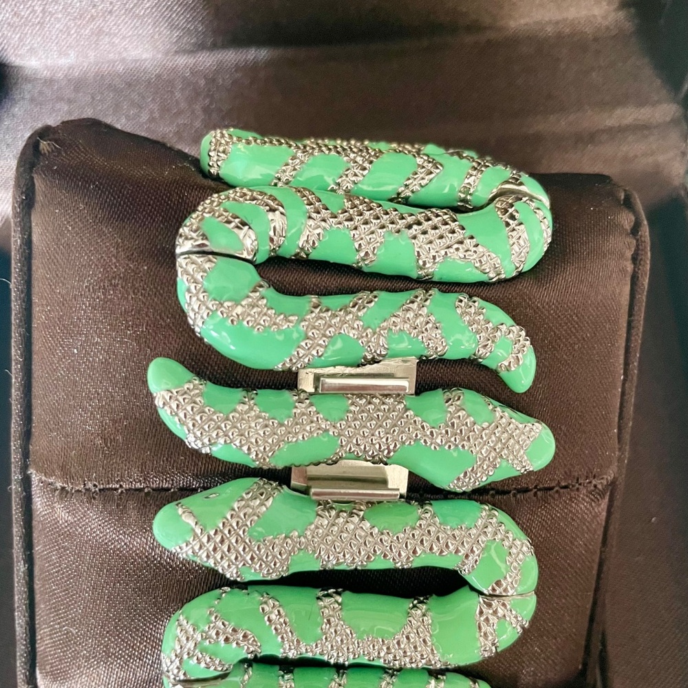 Roberto Cavalli Women’s Cleopatra Snake Bracelet Watch - Picture 2 of 4